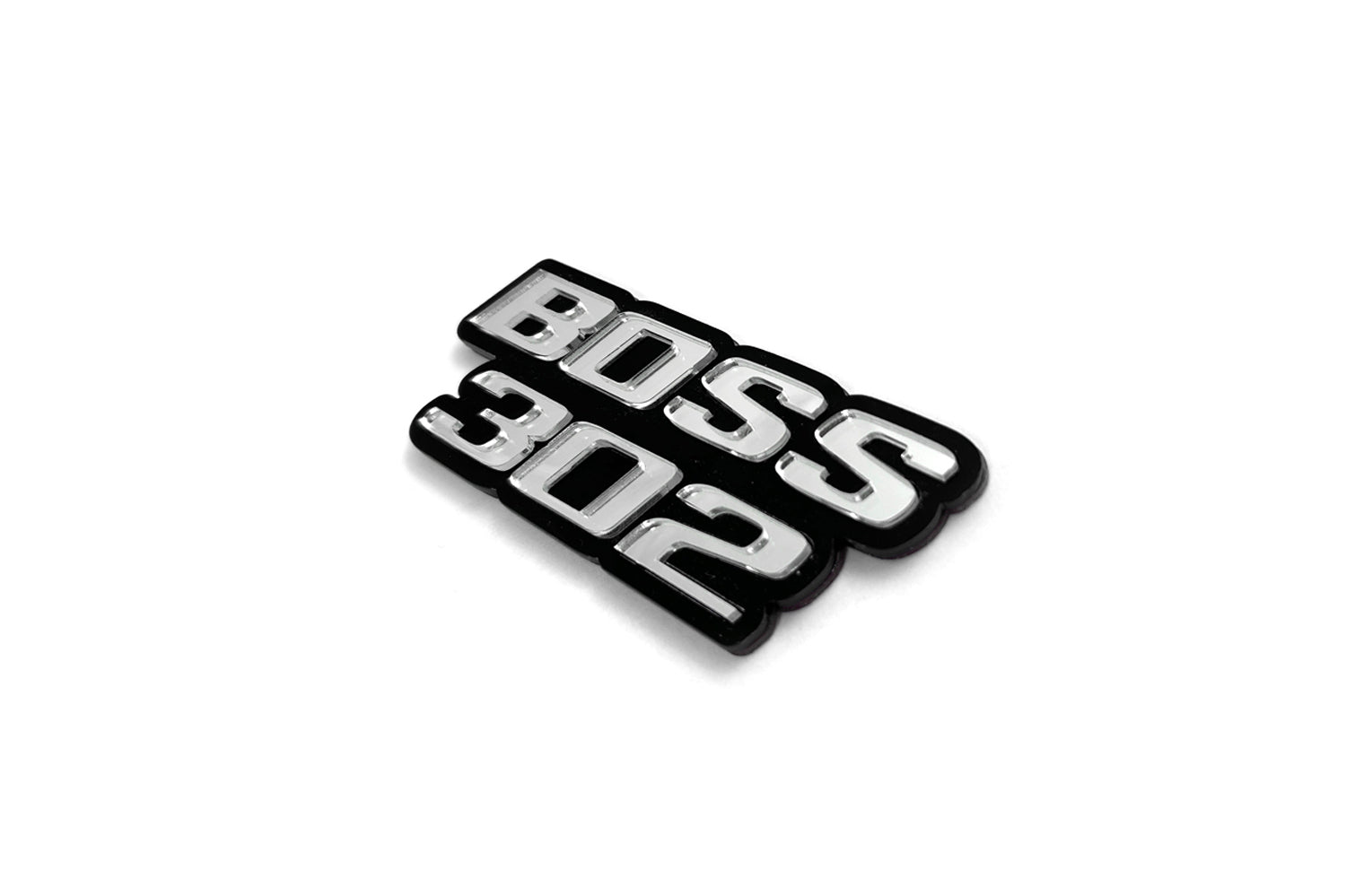Car emblem rear badge with logo BOSS 302 for Ford Mustang – Texcarmats