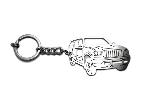 Keychain for Ford Excursion 1999-2005 Stainless Steel Key Ring With Yo ...