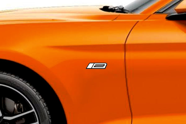 Car emblem fender badges with logo Roush for Ford (Stage 2) – Texcarmats