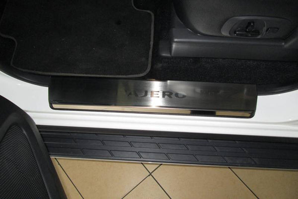 Door Sill Scuff Plate Guards Stainless Steel Threshold Protectors Suit ...